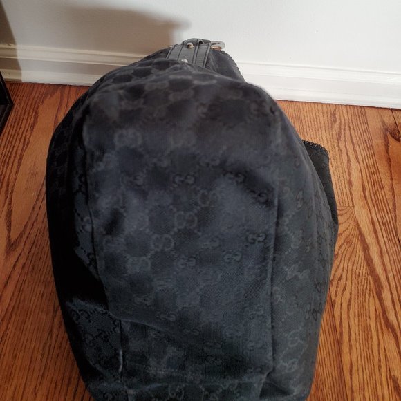 Gucci Horsebit Hobo GG Canvas Large Black - Picture 8 of 16